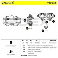 RIDEX brake caliper 78B1232 - High quality and honest price